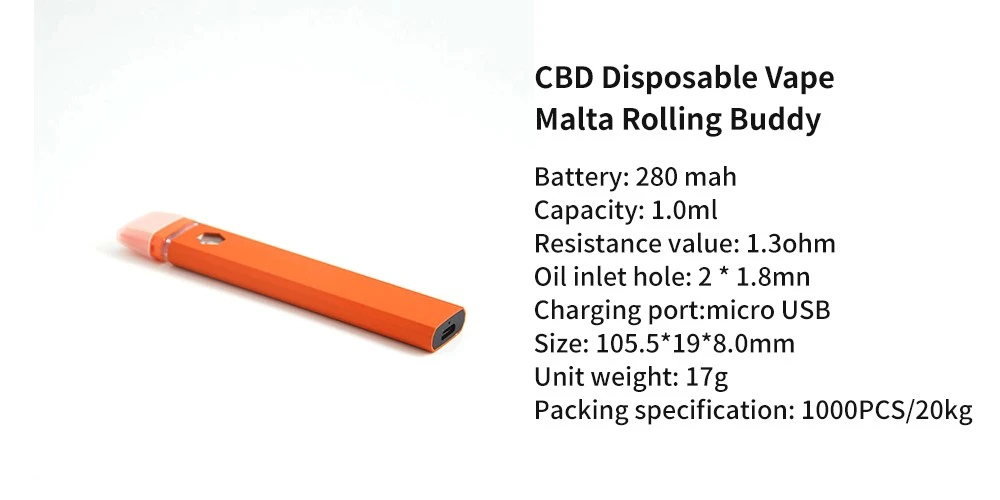 CBD Disposable Vape Malta Rolling Buddy
